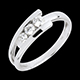 gifts white gold trianon trilogy ring 031 c