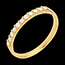 gifts woman yellow gold - 0,2 carat