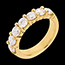 gifts woman yellow gold - 1,57 carat