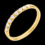 jewelry yellow gold - 0,25 carat