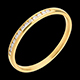 sell wedding ring yellow gold paved channel setting 13