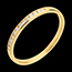gifts woman Half eternity ring yellow gold paved-channel setting - 13 diamonds