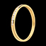 on line sell Half eternity ring yellow gold paved-channel setting - 13 diamonds