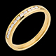 gold jewelry wedding ring yellow gold paved channel setting 11