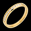 wedding yellow gold - 0,2 carat