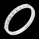 sales on line wedding ring white gold semi paved bar prong setti