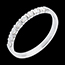 gift women white gold - 0,3 carat
