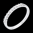 gifts woman white gold - 0,25 carat