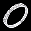 gold jewelry white gold - 0,25 carat