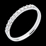 jewelry white gold - 0,2 carat