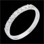 present white gold - 0,3 carat