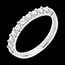 weddings white gold - 0,5 carat