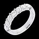 women wedding ring white gold semi paved classic prong s