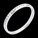 sell wedding ring white gold paved channel setting 13 d