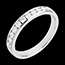 jewelry white gold - 0,4 carat