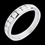 gifts woman white gold - 0,75 carat