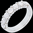 jewelry white gold - 1,5 carat