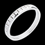 gifts women white gold - 0,3 carat