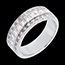 gifts woman white gold - 0,87 carat