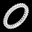 present Eternity ring white gold paved-bar prong setting - 1.2 carat - 30 diamonds