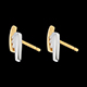 buy two gold parentheses earrings