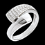 wedding Hemisphere ring white gold paved - 0.26 carat - 34diamonds