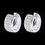 gifts women Diorama earrings white gold paved - 0.43 carat - 54 diamonds