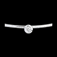 buy on line cable necklace white gold