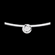 gifts cable necklace white gold