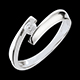 gift women white gold orphee solitaire ring