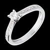 buy on line Essential Paved Diamond Set Shoulder - white gold