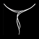 sell white gold elfin necklace