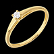 gift solitaire classic yellow gold