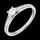women white gold duchess solitaire 031 cara