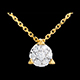 weddings sphere necklace diamonds