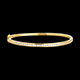 gift women yellow gold bracelet with 25 diamonds 75 carat 25