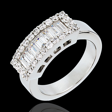 gift woman The Lani�re white gold - 1.38 carat - 31 diamonds