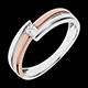 gold jewelry pink gold salome ring