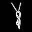 gifts women Infinity pendant white gold with diamond