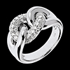 gifts White Gold Infinite Connection Ring