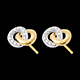 weddings loop earrings 20 diamonds