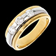 weddings trilogie eclipse or jaune or blanc gm 059 carats d