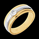sell solitaire eclipse or jaune or blanc gm 28 carats