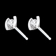 on-line buy caldera earrings white gold diamond studs 21 carat