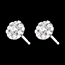 sales on line Rosette Diamond Stud Earrings - white gold - 1.2 carat - 14 diamonds