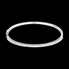 weddings Bangle/Bracelet white gold semi-paved - 1 carat - 37 diamonds