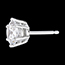 sales on line Stud Earrings white gold - 6 prong diamond - 2 carat