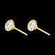 gift yellow gold doll solitaire earrings