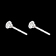 sales on line white gold doll solitaire earrings