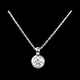 buy on line white gold doll solitaire necklace